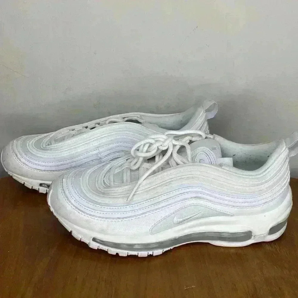 Nike Air Max 97 Triple White Youth Size US 5Y - Picture 3 of 8